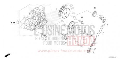 CATENA DISTRIBUZIONE/TENDICATENA CBF125MER di 2024